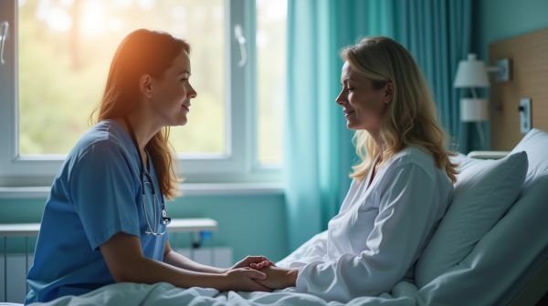Le rôle essentiel du soutien moral lors des visites aux patients