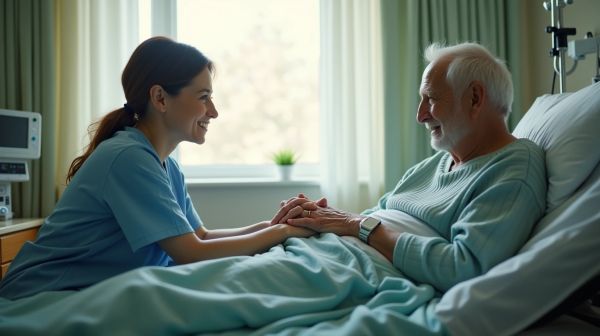 Le rôle essentiel du soutien moral lors des visites aux patients